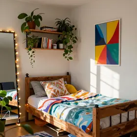 decoracao-diy-para-quarto-pequeno-com-materiais-baratos-transforme-seu-espaco