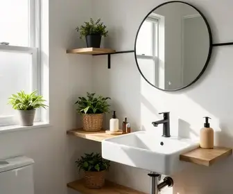 decoracao-diy-para-banheiro-pequeno-minimalista-transforme-seu-espaco