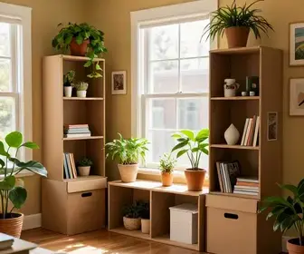 caixa-de-papelao-reciclado-na-decoracao-ideias-criativas-para-sua-casa